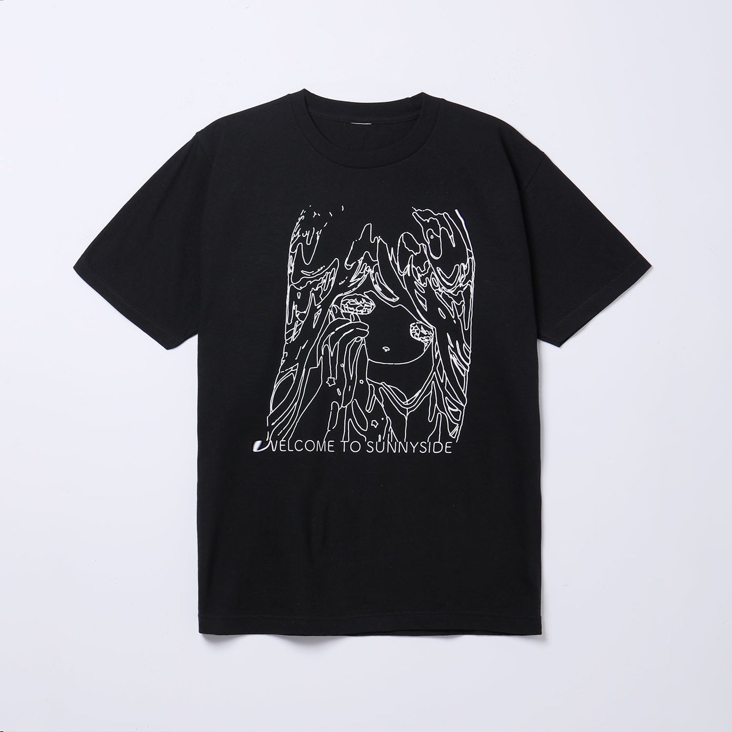【笹川真生】サニーサイドTシャツ/BLACK
