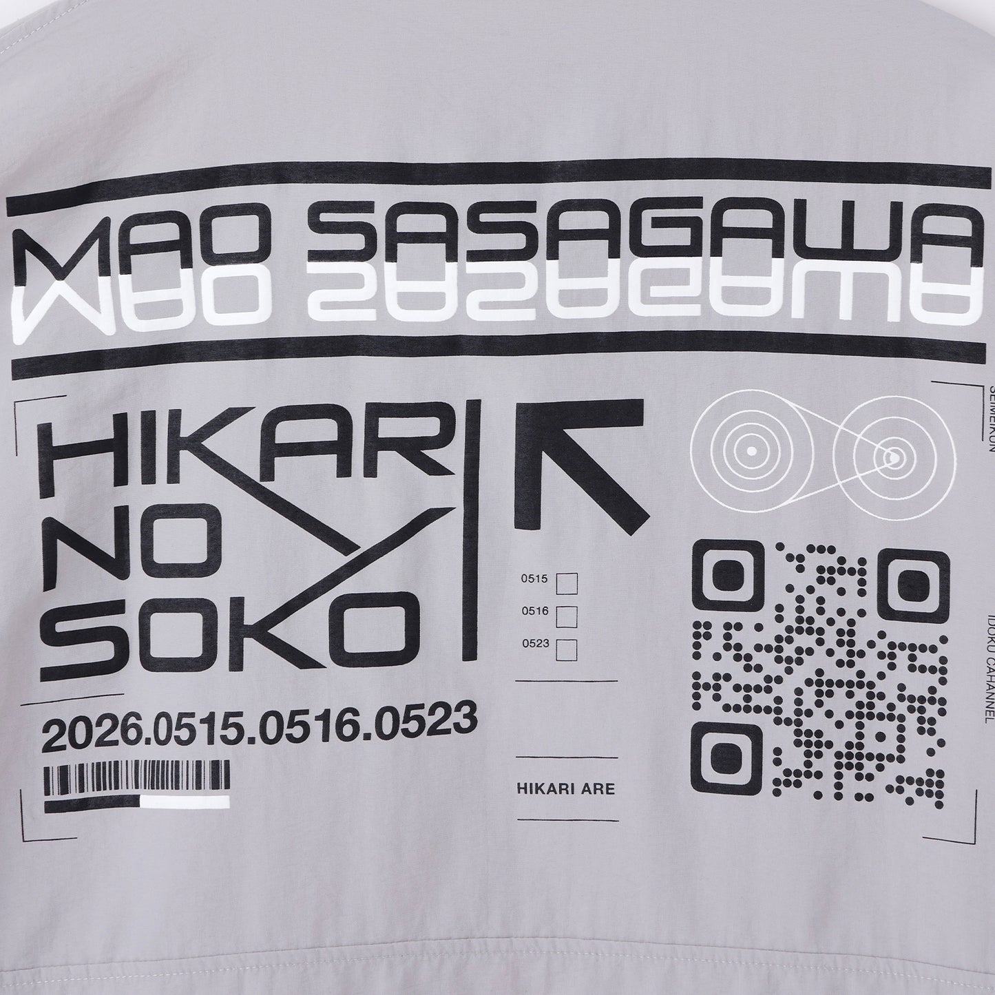 【笹川真生】トラックジャケット Produce by Mao Sasagawa