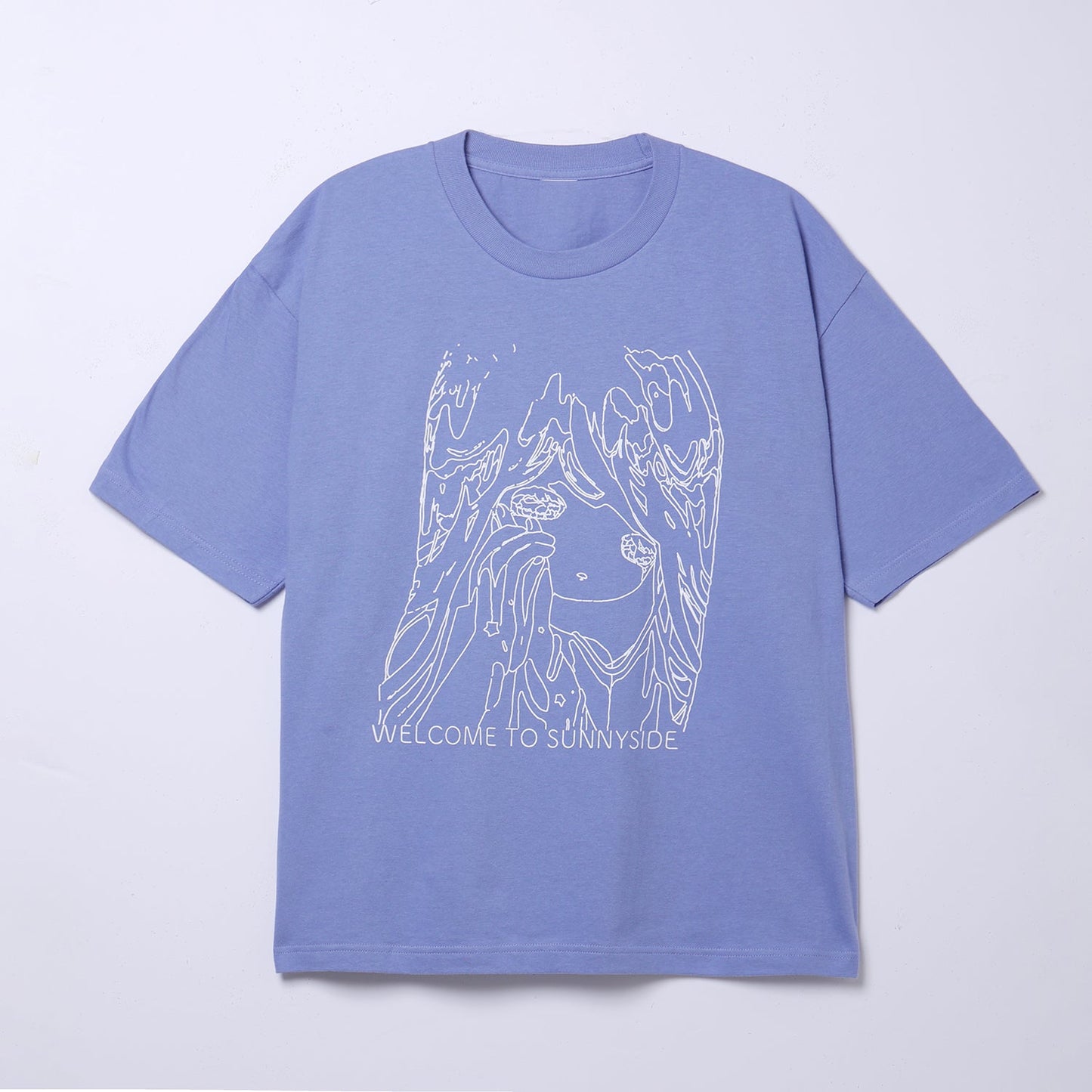 【笹川真生】サニーサイドTシャツ／DUSTY BLUE